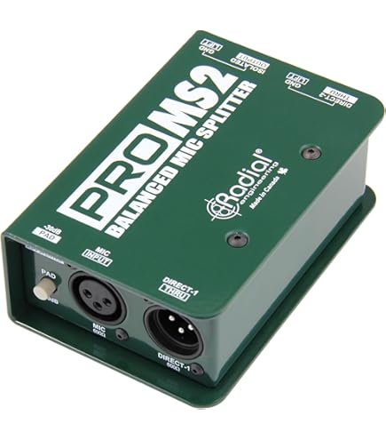 Amazon.com: Radial JS3 Passive Microphone Splitter : Musical